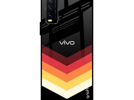 Abstract Arrow Pattern Glass Case For Vivo Y20 For Cheap