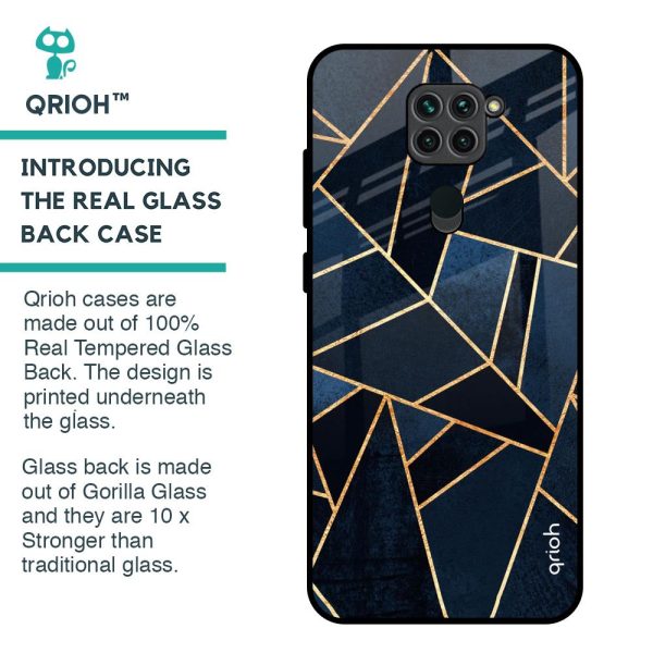 Abstract Tiles Glass Case for Redmi Note 9 Online