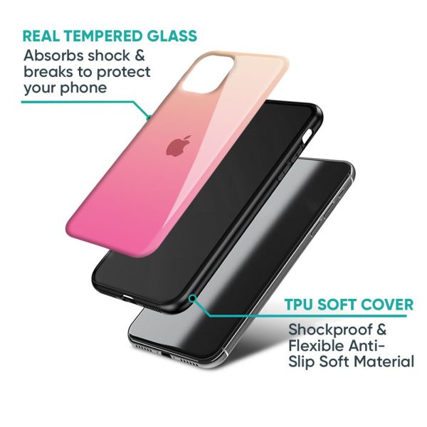 Pastel Pink Gradient Glass Case For iPhone 6 Online Sale