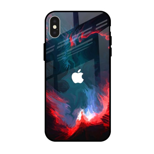 Brush Art Glass Case For iPhone X on Sale