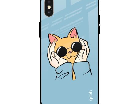 Adorable Cute Kitty Glass Case For iPhone X For Sale