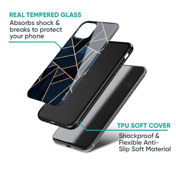 Abstract Tiles Glass Case for Redmi Note 9 Online