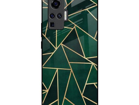 Abstract Green Glass Case For Vivo X50 Pro Hot on Sale