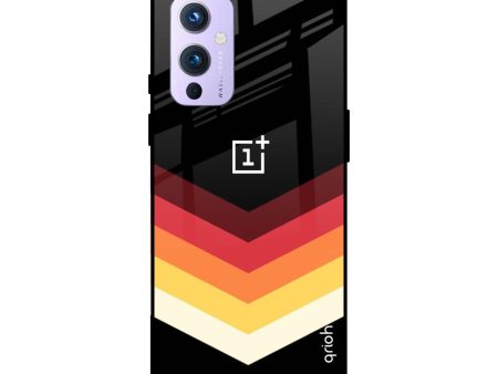 Abstract Arrow Pattern Glass Case For OnePlus 9 For Discount