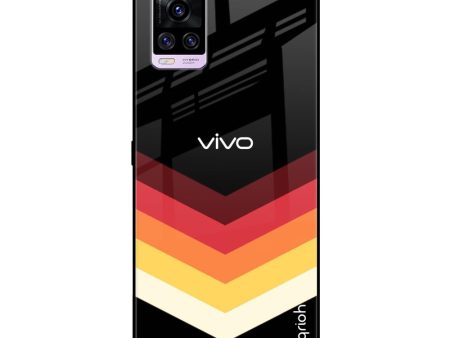 Abstract Arrow Pattern Glass Case For Vivo V20 Online