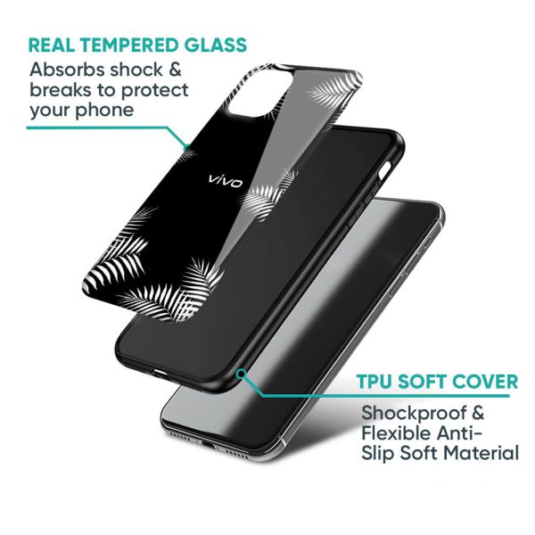 Zealand Fern Design Glass Case For Vivo V20 Online Sale