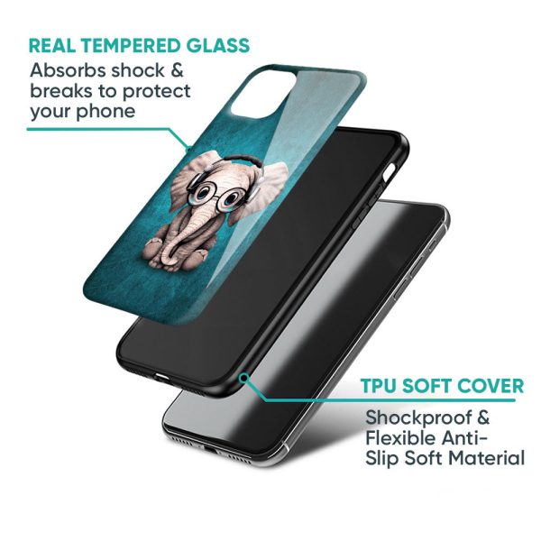 Adorable Baby Elephant Glass Case For iPhone X Online now