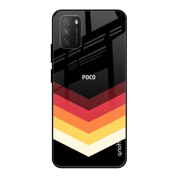 Abstract Arrow Pattern Glass Case For Poco M3 Online Hot Sale