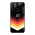 Abstract Arrow Pattern Glass Case For OnePlus Nord For Sale