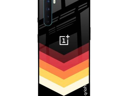 Abstract Arrow Pattern Glass Case For OnePlus Nord For Sale