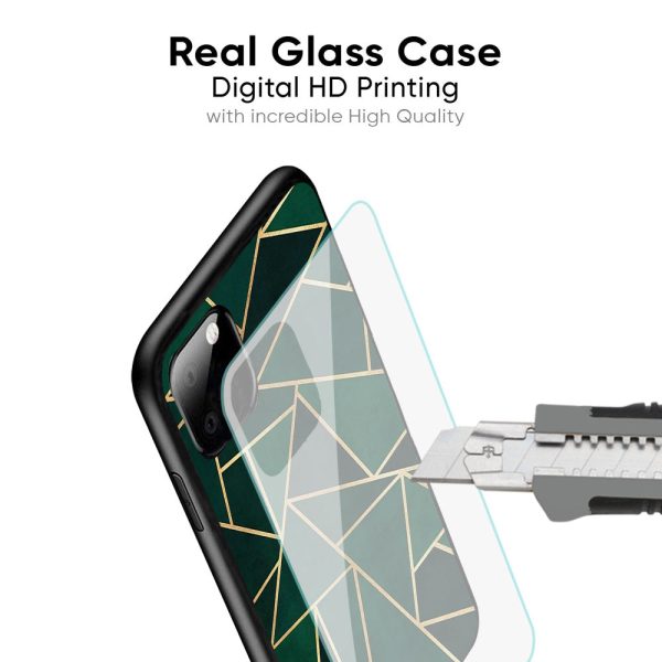 Abstract Green Glass Case For Vivo V19 Cheap