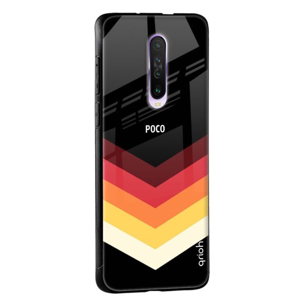 Abstract Arrow Pattern Glass Case For Poco M2 Online now