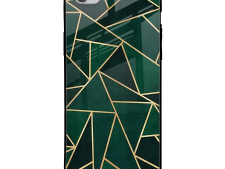 Abstract Green Glass Case For iPhone 6S Online