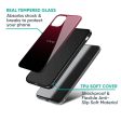 Wine Red Glass Case For Vivo X50 For Cheap