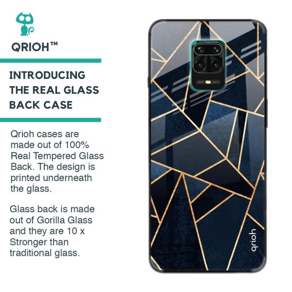 Abstract Tiles Glass case for Redmi Note 9 Pro Supply