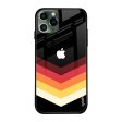 Abstract Arrow Pattern Glass Case For iPhone 11 Pro Hot on Sale