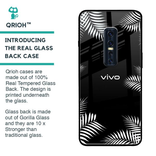 Zealand Fern Design Glass Case For Vivo V17 Pro Fashion