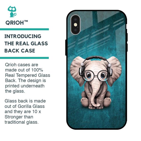 Adorable Baby Elephant Glass Case For iPhone X Online now