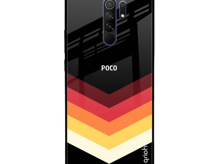 Abstract Arrow Pattern Glass Case For Poco M2 Online now