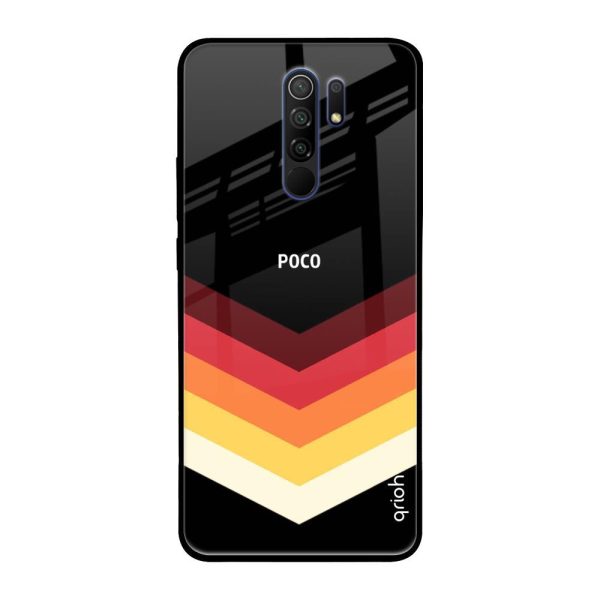 Abstract Arrow Pattern Glass Case For Poco M2 Online now