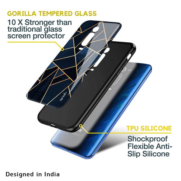 Abstract Tiles Glass case for Redmi Note 9 Pro Supply