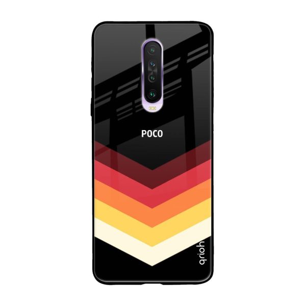 Abstract Arrow Pattern Glass Case For Poco X2 Online Sale