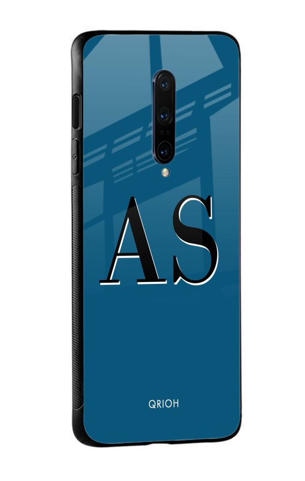 Stylish Blue Custom Glass Case Sale