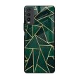 Abstract Green Glass Case For Vivo Y20 Online Sale