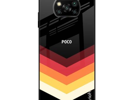 Abstract Arrow Pattern Glass Case For Poco X3 For Sale