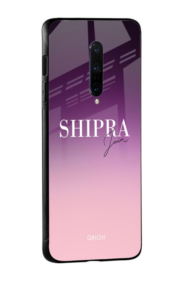 Purple Gradient Custom Glass Case Cheap