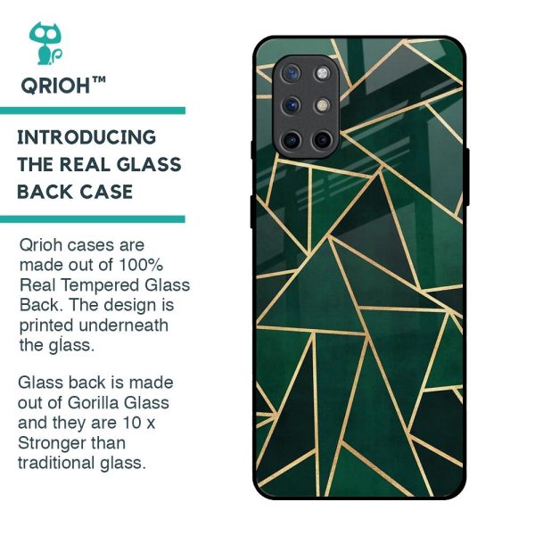 Abstract Green Glass Case For OnePlus 8T Supply