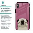 Funny Pug Face Glass Case For iPhone X Cheap