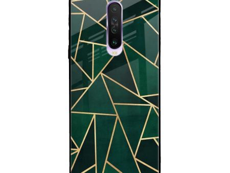 Abstract Green Glass Case For Poco X2 Supply