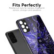 Techno Color Pattern Glass Case For Poco M2 Online now