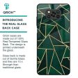 Abstract Green Glass Case For Poco X3 on Sale