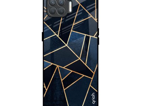 Abstract Tiles Glass Case for Oppo F17 Pro Fashion