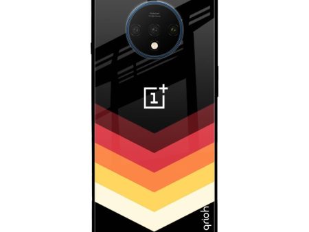 Abstract Arrow Pattern Glass Case For OnePlus 7T For Cheap