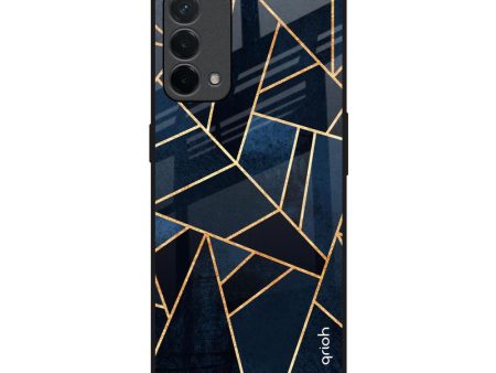 Abstract Tiles Glass Case for Oppo F19 For Sale