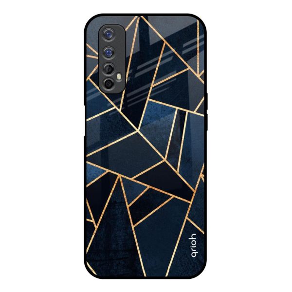 Abstract Tiles Glass Case for Realme 7 Cheap