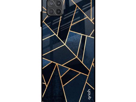 Abstract Tiles Glass Case for Samsung Galaxy A12 Online Sale