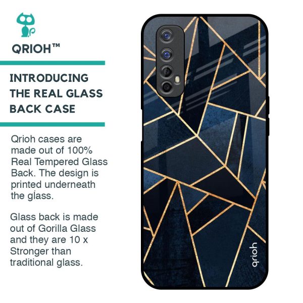 Abstract Tiles Glass Case for Realme 7 Cheap