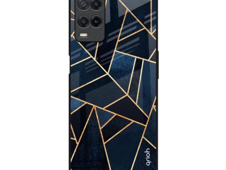 Abstract Tiles Glass Case for Oppo A54 Hot on Sale