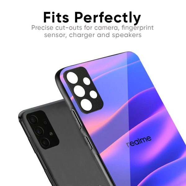 Colorful Dunes Glass Case for Realme 7i Online Sale