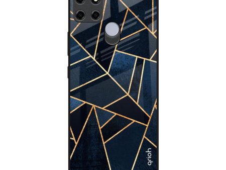 Abstract Tiles Glass Case for Realme C25 on Sale