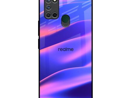 Colorful Dunes Glass Case for Realme 7i Online Sale