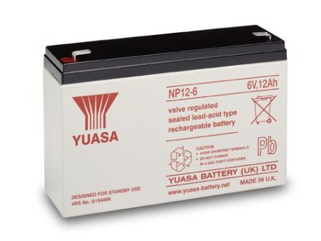 NP12-6 Yuasa 6v 12Ah Lead Acid Battery For Sale