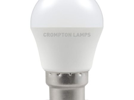 Crompton 11533 - LED Round Thermal Plastic • 5.5W • 4000K • BC-B22d Supply