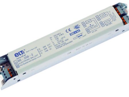 ELT BE 258-2 - Linear Electronic Ballast T8 1-2x58W, T5 1-2x54W, TC-L 1-2x55W Online now