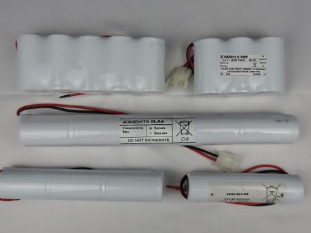 Emergency  Batteries D Sizes   Ni-cd 4Ah  2.4v 3.6v 4.8v 6v 7.2v Fashion