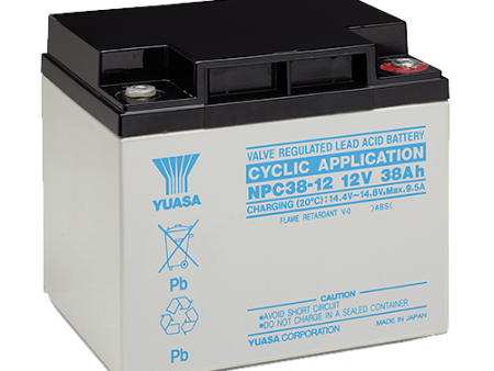 NPC38-12 YUASA BATTERY 12V 38AH CYCLIC VRLA Supply